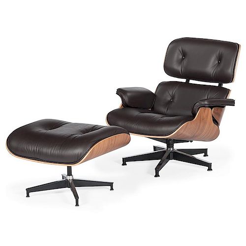 Charles and Ray Eames for Herman Miller, Lounge Chair and Ottoman