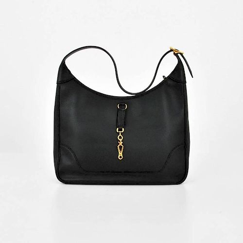 Hermes Black Leather Bag