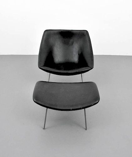 Pierre Paulin "Oyster" Chair & Ottoman