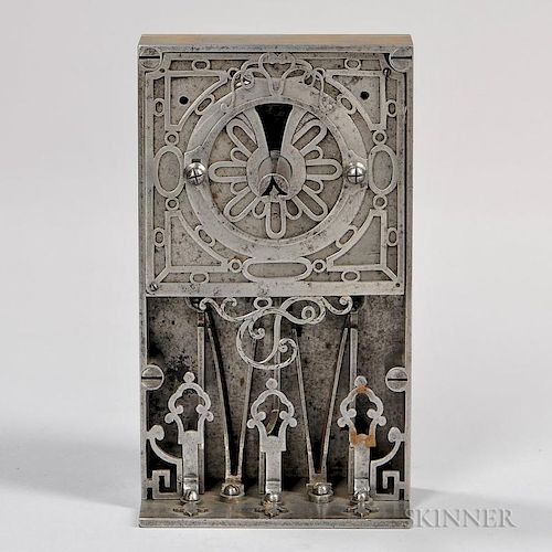 French 16th Century Steel Masterpiece or Compagnon Lock