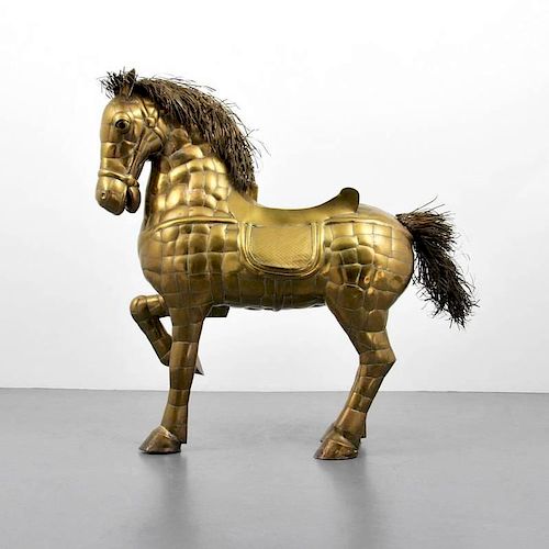 Monumental Sergio Bustamante Metal Horse/Pony
