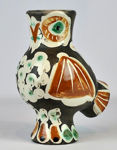 Pablo Picasso Madoura Earthenware Wood Owl