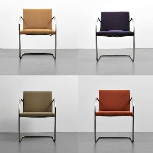 Mies van der Rohe Dining Chairs, Knoll