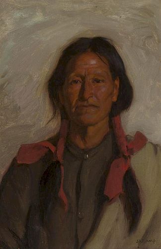 Lorenzo Martinez - Taos ("Bull Breath") by Joseph Henry Sharp