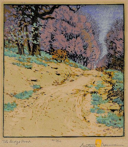The Ridge Road by Gustave Baumann