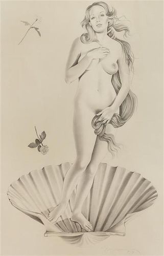 * Mel Ramos, (American, b. 1935), Birth of Venus, 1974