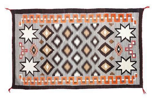 A Navajo Rug 66 x 43 inches.