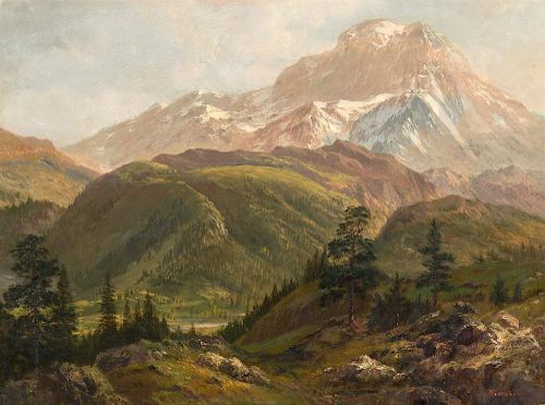 Source of the Snake River by Albert Bierstadt