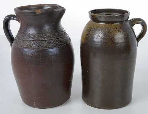 Two Pieces of Southern Stoneware