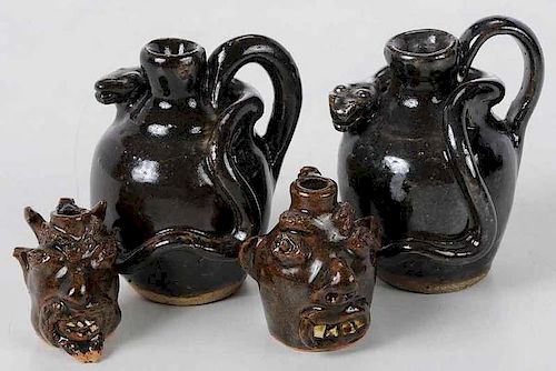Burlon Craig and Brown's Pottery Miniature Jugs