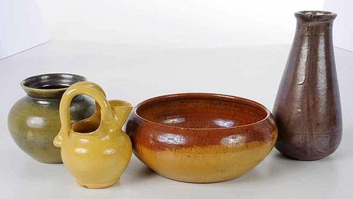 Four Pieces of North Carolina Pottery