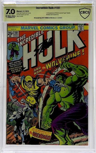 Marvel Comics Incredible Hulk No.181 CBCS Gold 7.0