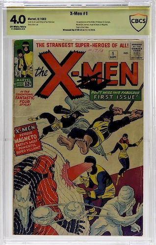 Marvel Comics X-Men No.1 CBCS Gold 4.0 Stan Lee