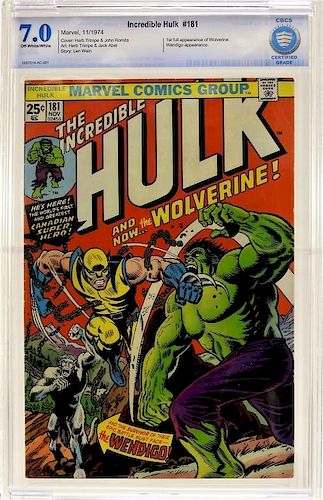 Marvel Comics Incredible Hulk No.181 CBCS 7.0
