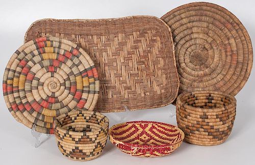 Collection of Hopi Baskets
