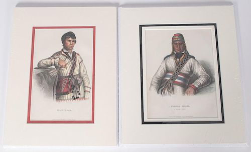 McKenney and Hall, Hand-Colored Lithographs