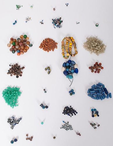 Collection of Glass Trade Beads, From a New York Collector