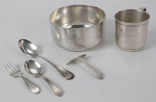 Six Sterling Children's Items