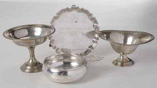 Four Pieces Sterling Hollowware