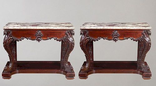 19th c Chinese Export Console Tables