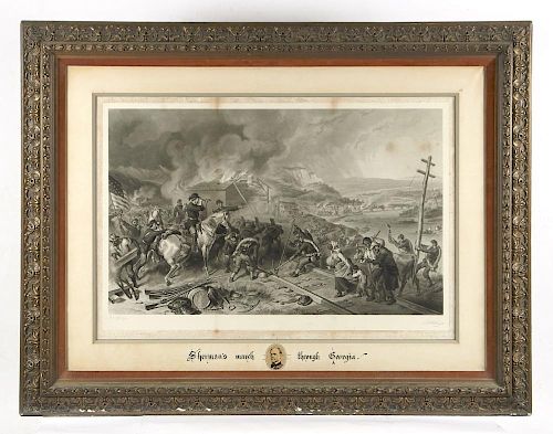F.O.C. Darley Engraving, Sherman's March to the Sea