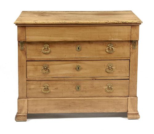 19th c French empire chest of drawers