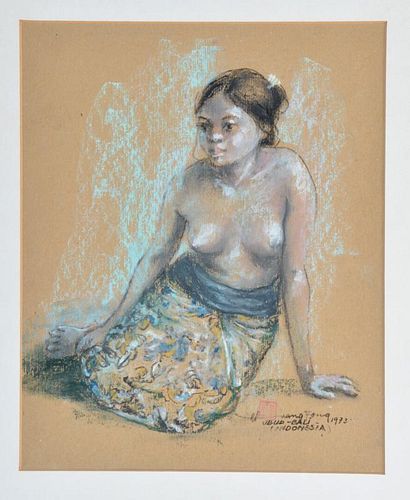 Huang Fong (1936 ), "Ubud - Bali", Balinese Woman