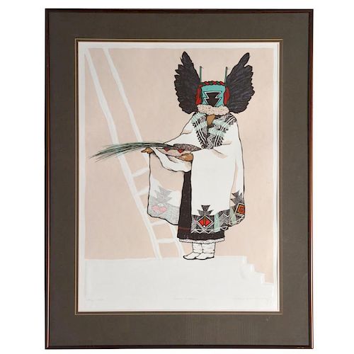 Crow Mother, Larry Fodor, Embossed Lithograph
