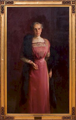 LOUIS BETTS (1873-1961): PORTRAIT OF MRS. ELLA FLAGG YOUNG