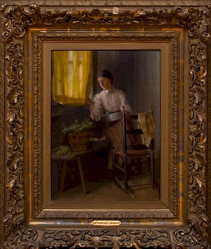 FRANCIS COATES JONES (1857-1932): WAITING BY THE WINDOW