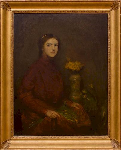CHARLES WEBSTER HAWTHORNE (1872-1930): THE FLORIST'S DAUGHTER