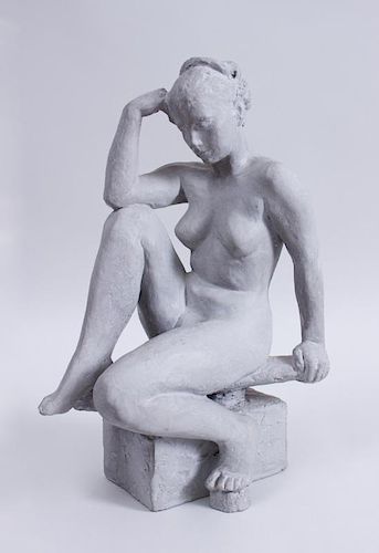OTTO CHARLES BANNENGER (1897-1973): SITTING NUDE