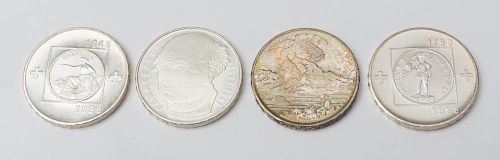 SWITZERLAND, 20 francs, 1972; 1993 (3); 1994; 1995 (2); 
1996 (2); 1997; 1998 (5); 1999 (2); 1999 (2); 2002; 
2003; 2006; 200