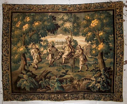 Fine 17th Century Flemish Verdure Tapestry