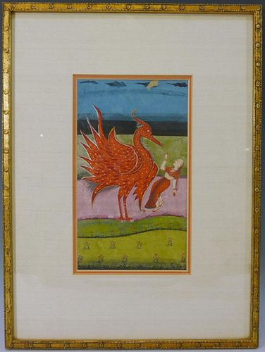 INDIAN ANTIQUE PAINTING - 19TH CENTURY