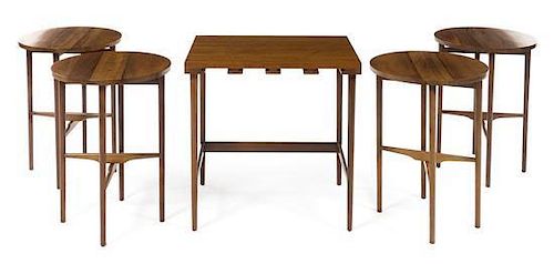 Bertha Schaefer (American, 1895-1971), SINGER & SONs, c.1950, a set of nesting tables, model no. 2112