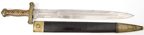 U.S. Model 1832 Ames Artillery Short Sword