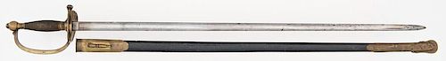 U.S. Model 1840 Non-Commissioned Officer's Sword