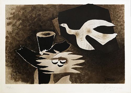 Braque, George (After),  French 1882-1963,"L’Oiseau et son Nid (The Bird and It’s Nest)" ,