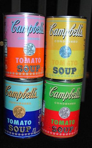 Warhol,    Andy,   American 1928-1987, (Soup Cans), a complete set of the 2004 release by Campbell's Soup Co. utilizing desig