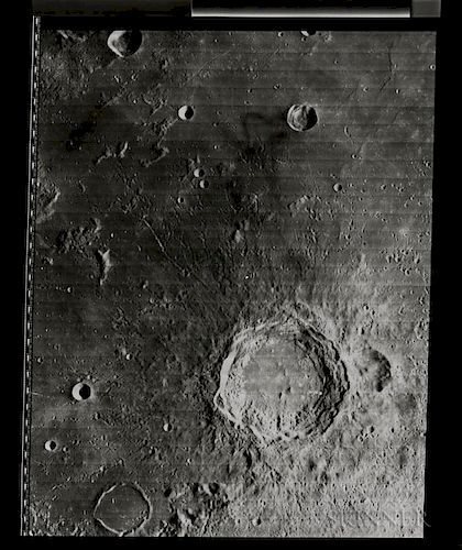 Taken by a Camera Aboard the Lunar Orbiter 4 Spacecraft