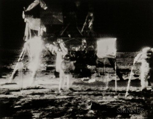 Taken by the Apollo Lunar Surface TV Camera