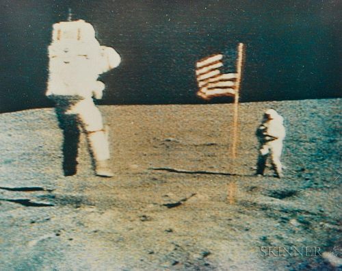 Transmitted by the RCA Camera Mounted to the Lunar Rover