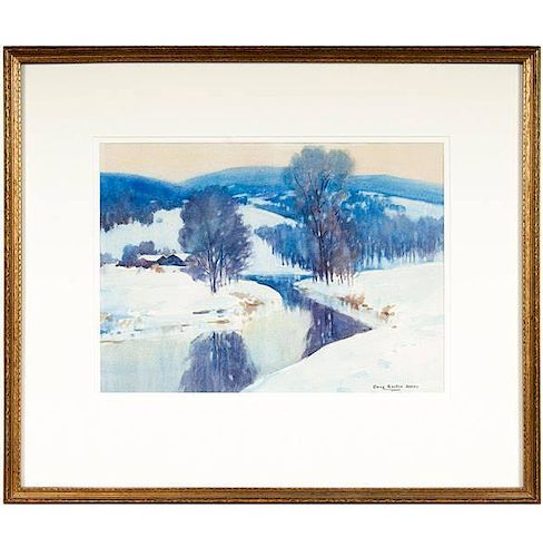 Winter Landscape by Charles Curtis Allen 