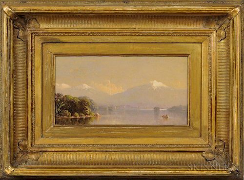 John Williamson (New York, 1826-1885)      Summer Day on a Mountain Lake