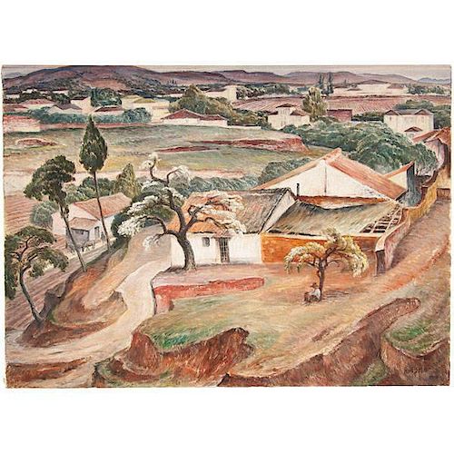 Andalusian Landscape by Cleveland Artist Rolf Stoll 