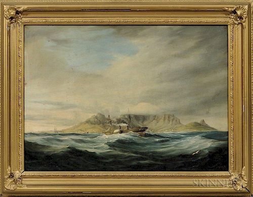Thomas John Baines (British, 1822-1875), The Pottinger, Magellanes, & Nostra Senora Della Carmine Returning to Table Bay Afte