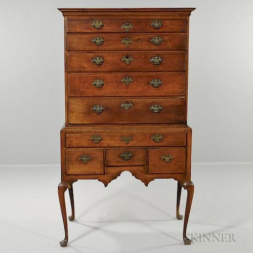 Maple High Chest of Drawers