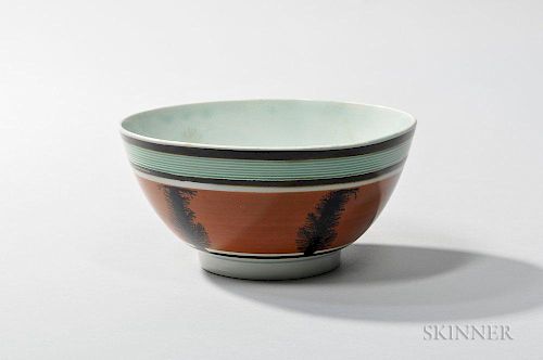 Mocha-decorated Pearlware Bowl