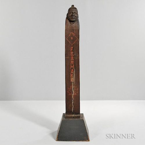 Carved Indian-form Acre Marker "FEARHAKE,"